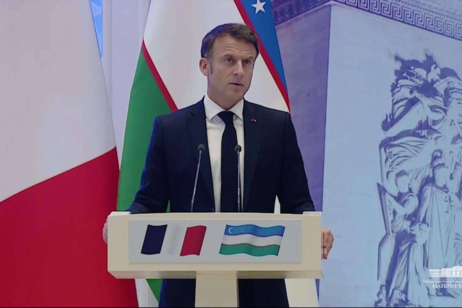 Макрон: После Миттерана ни один Президент Франции не посещал Центральную Азию