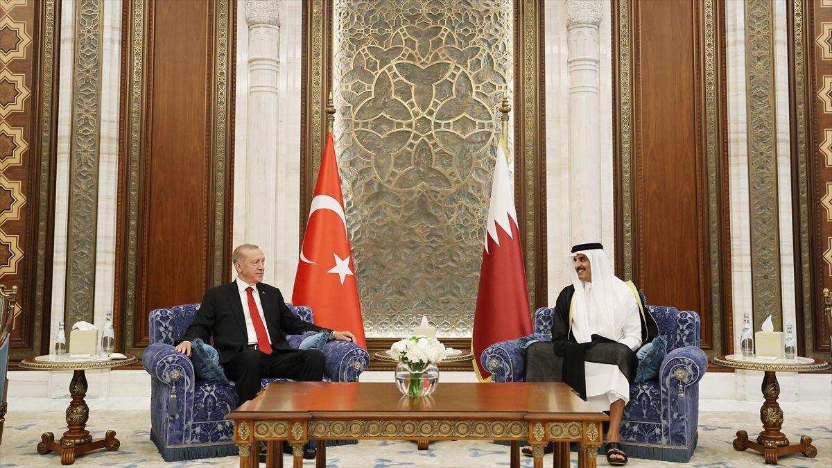 Erdo’g’an Qatar Amiri Ol Soniy bilan Gʻazodagi vaziyatni muhokama qildi