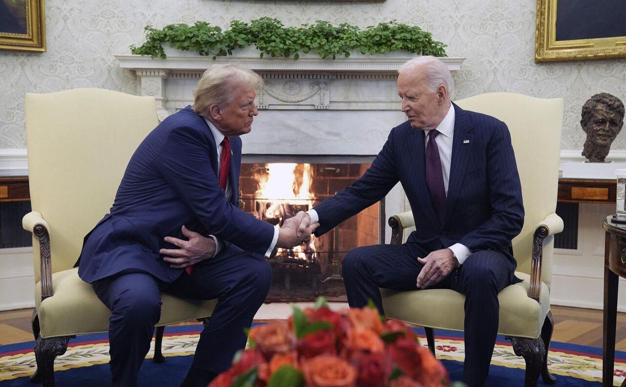 Trump Meets with Biden in the White House
