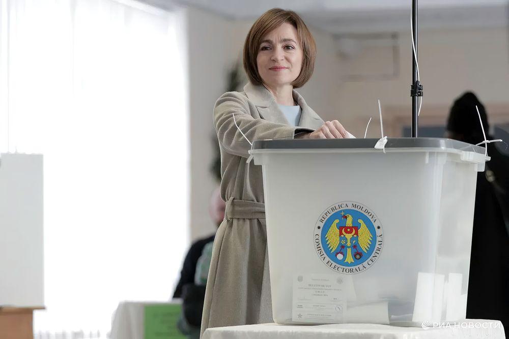 Maia Sandu leads in Moldovan presidential election