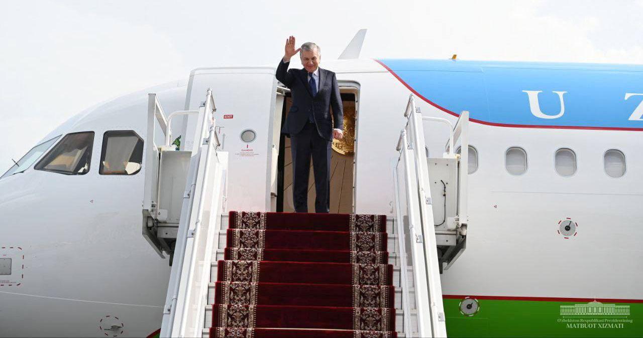 Prezident Shavkat Mirziyoyev Toshkentga qaytib keldi