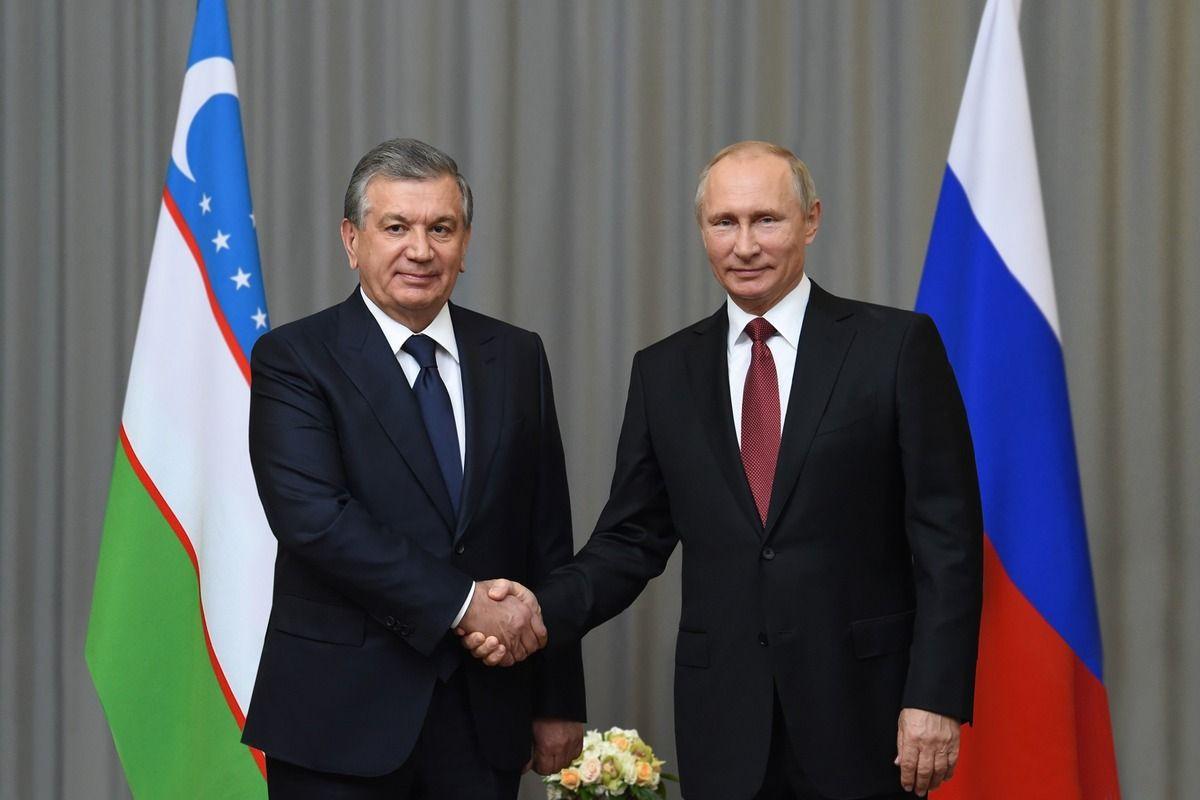 Shavkat Mirziyoyev and Vladimir Putin held a phone conversation