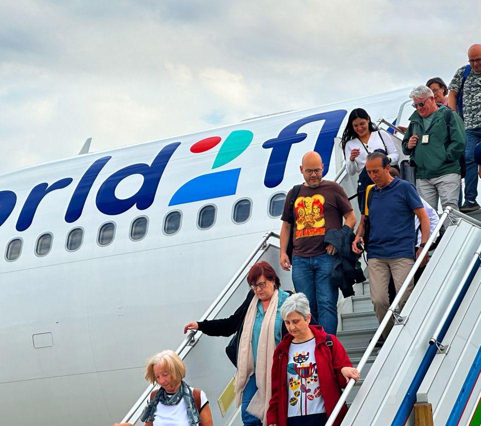 World2Fly выполнила первый чартерный рейс по маршруту Мадрид-Ташкент