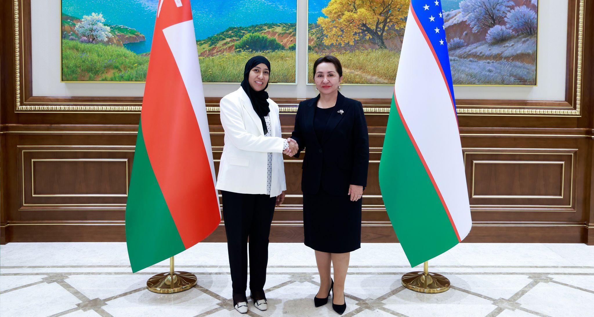 Chairperson of the Senate of Uzbekistan Meets with Omani Ambassador