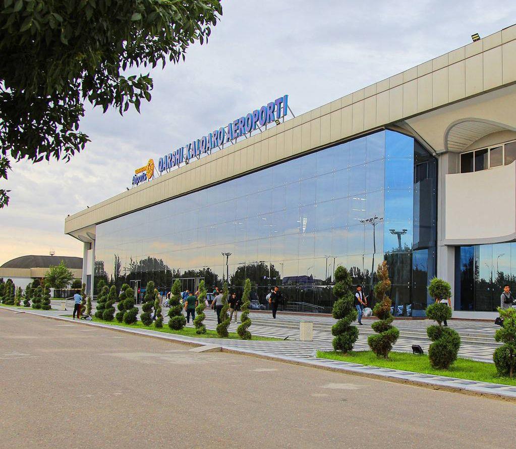 The first regular flight to St. Petersburg launched from the airport in Karshi