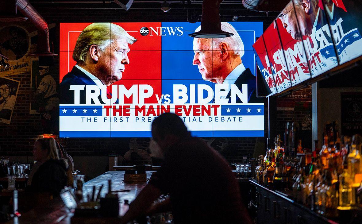 The first round of televised debates between Biden and Trump took place in the USA
