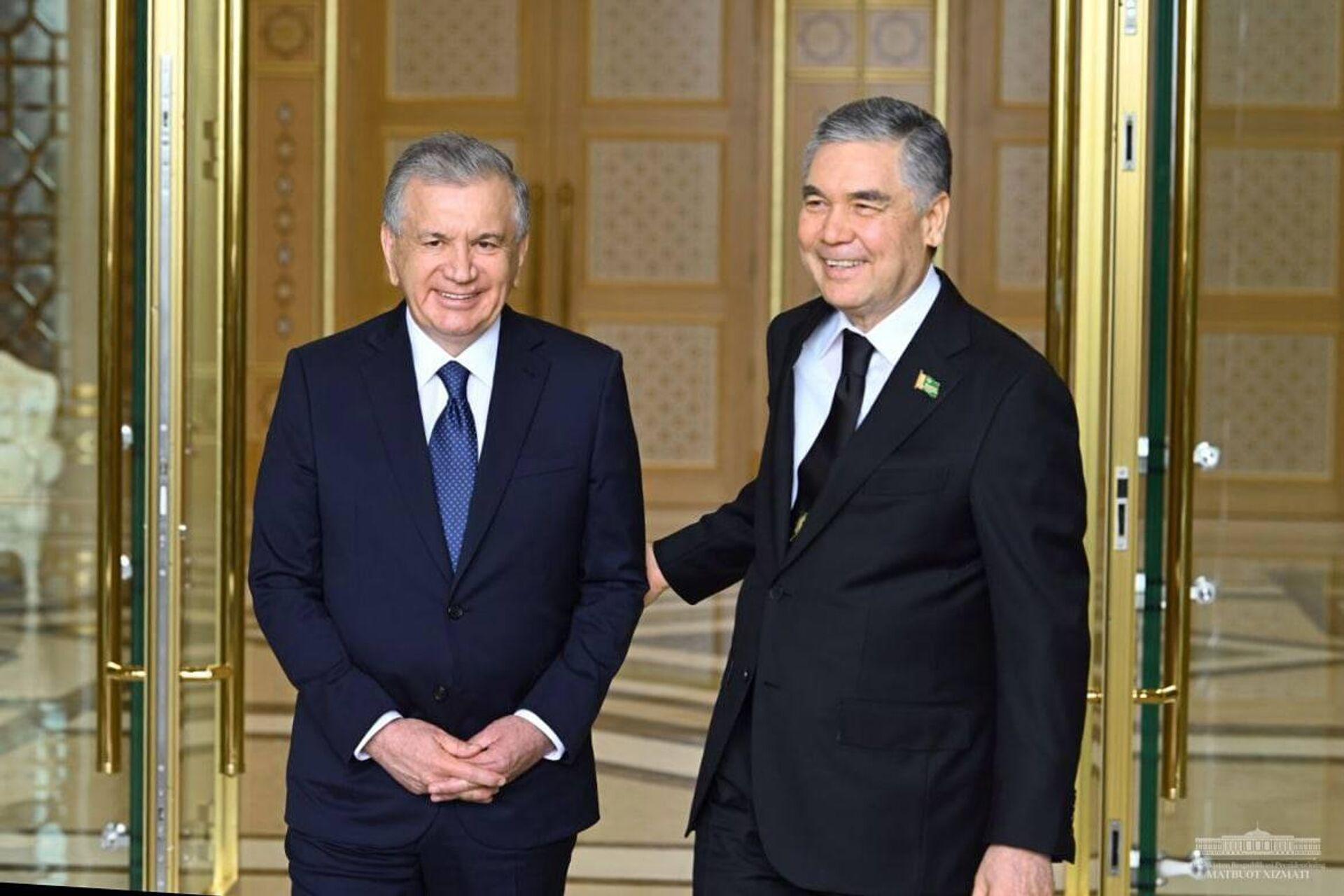 President of Uzbekistan congratulates the national leader of the Turkmen people