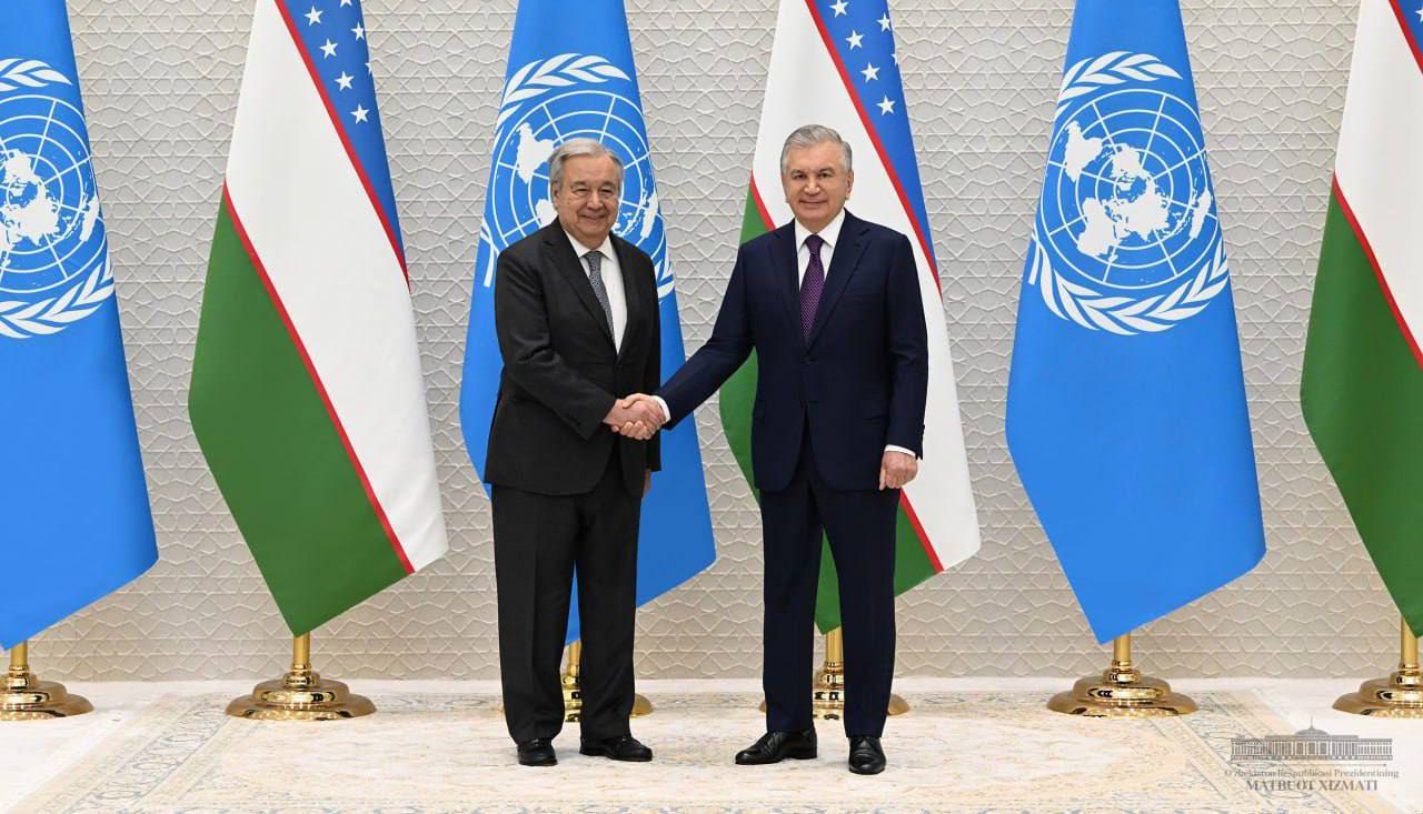 Uzbek President meets with UN Secretary General