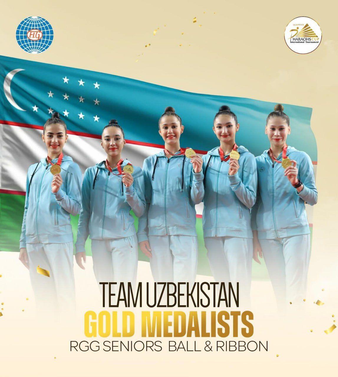 Uzbekistan's gymnasts win gold medals