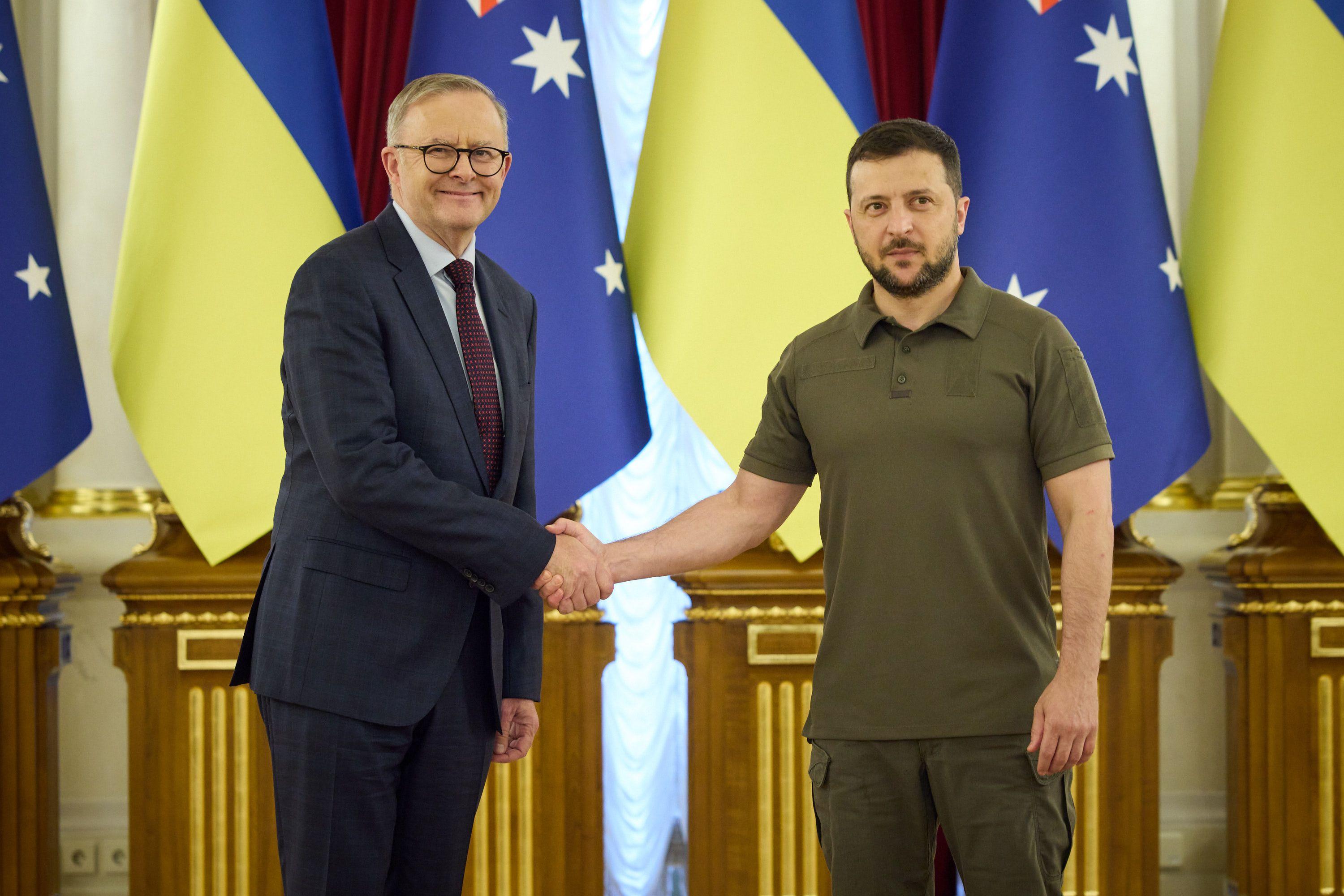 Австралия объявила о крупнейшем пакете военной помощи Украине