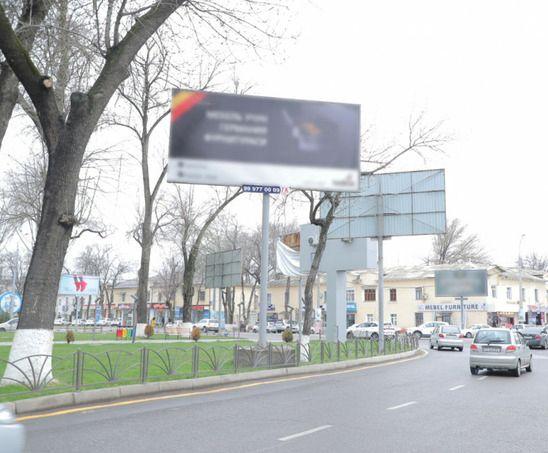 Illegal outdoor advertising items will be dragged down by force in Tashkent