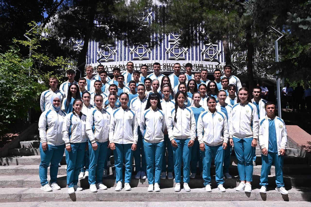 Проводы делегации Узбекистана на летние Олимпийские игры Париж-2024