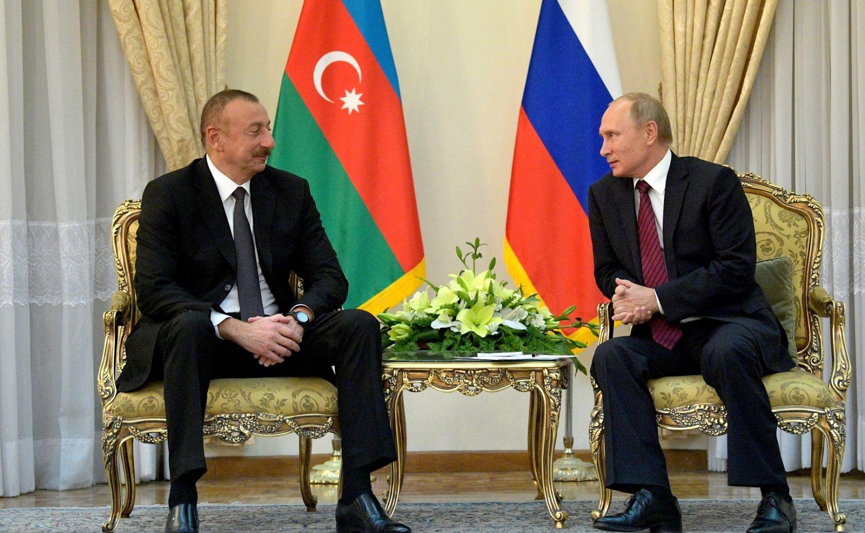 Putin and President of Azerbaijan hold talks in Astana