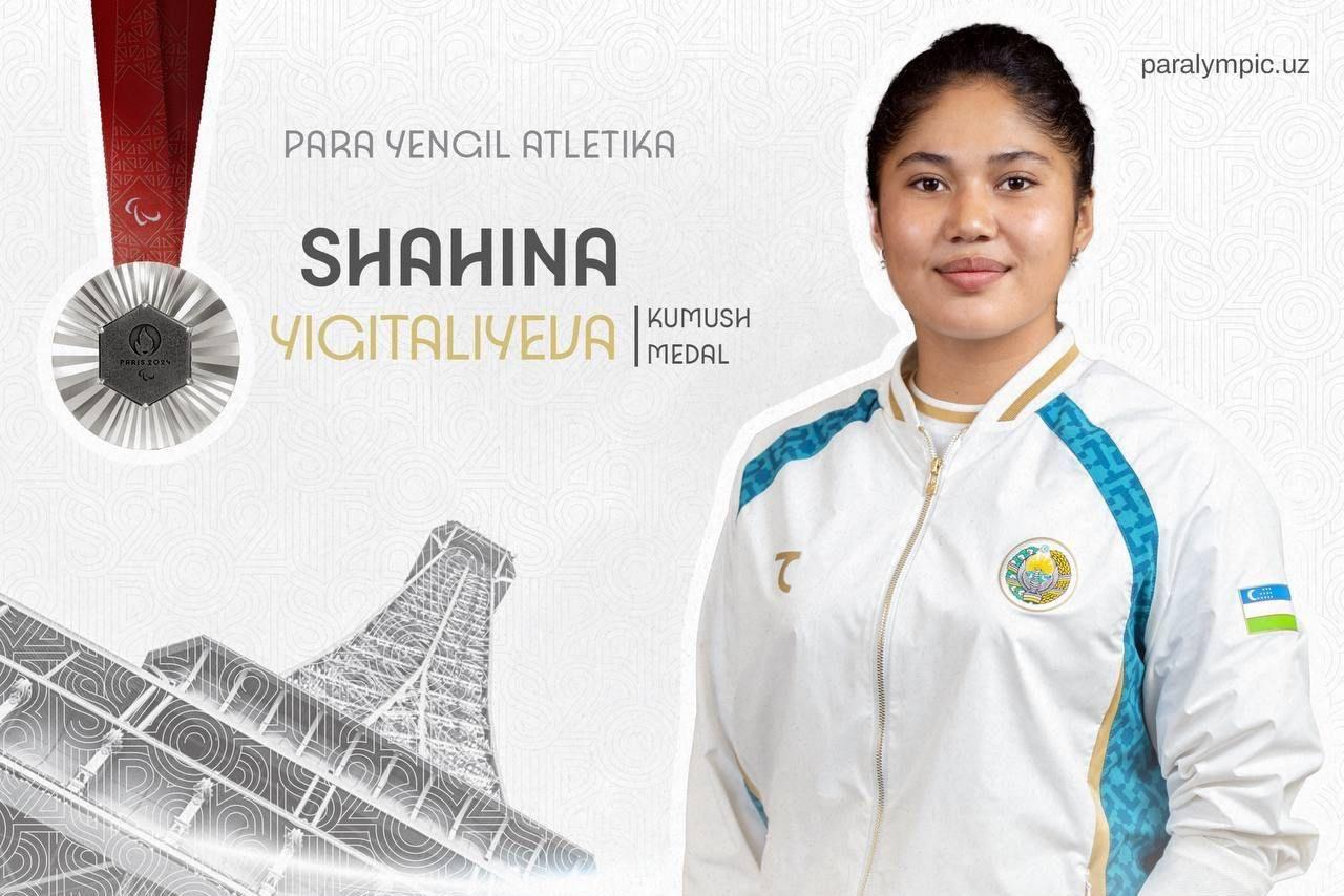 15-Year-Old Shahina Yigitaliyeva Wins Silver at the Paralympic Games