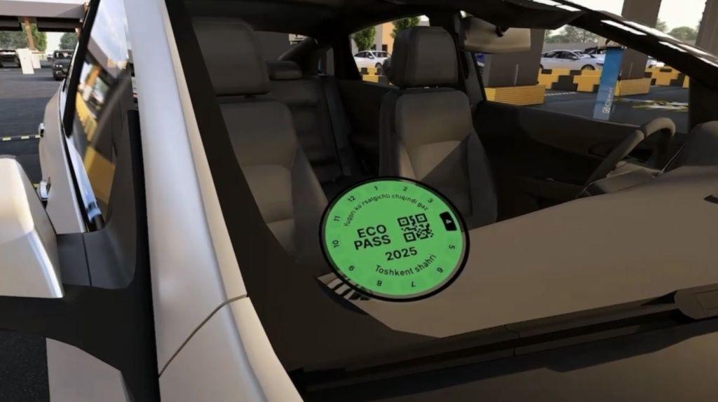 В Узбекистане начнут выдавать экологические стикеры для авто
