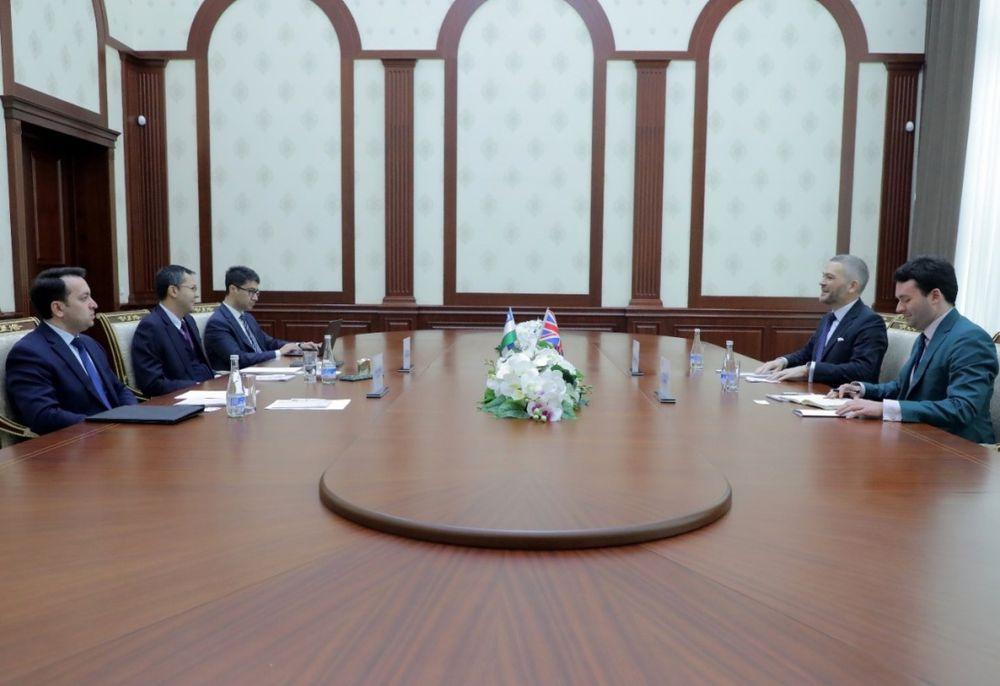 The Central Bank of Uzbekistan Held Talks with the British Ambassador