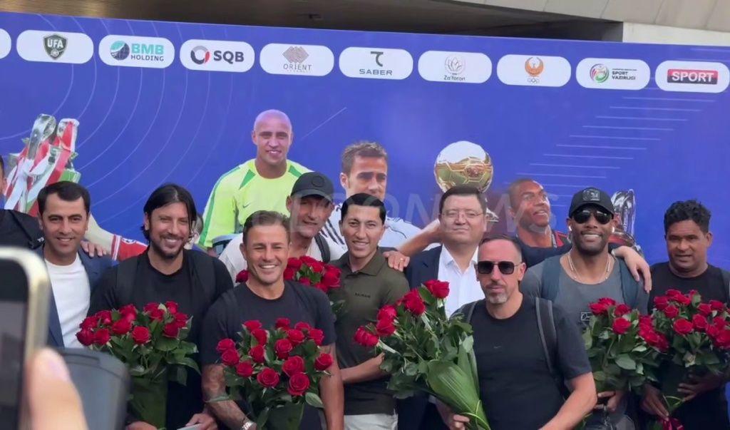 Jahon futboli afsonalari Toshkentga yetib keldi