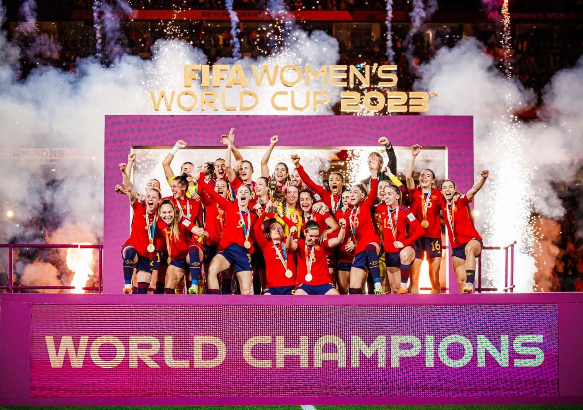 Spain women's football team wins world championship for the first time