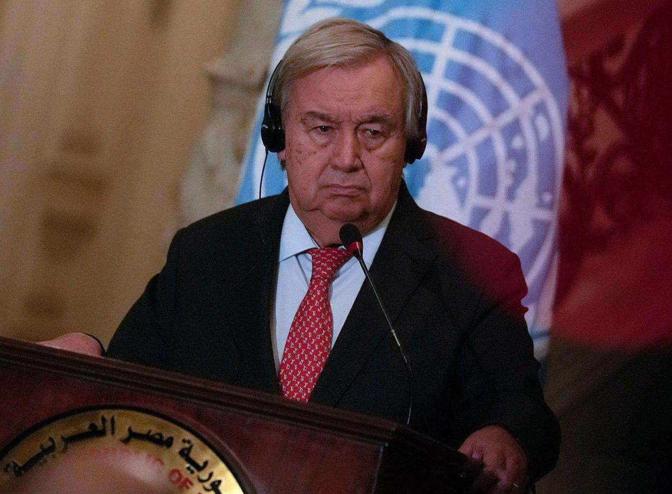 Генеральный секретарь ООН призвал избегать эскалации в Красном море