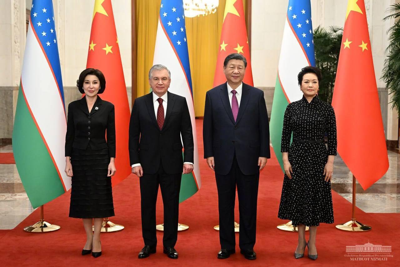 В Пекине прошла официальная церемония встречи Президента Узбекистана