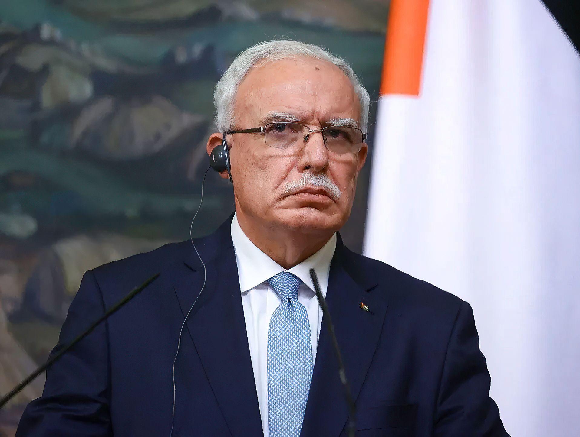 Глава МИД Палестины призвал к введению санкций против Израиля