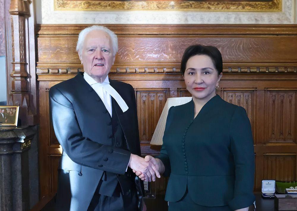 Tanzila Narbayeva met with the Speaker of the House of Lords of the UK Parliament