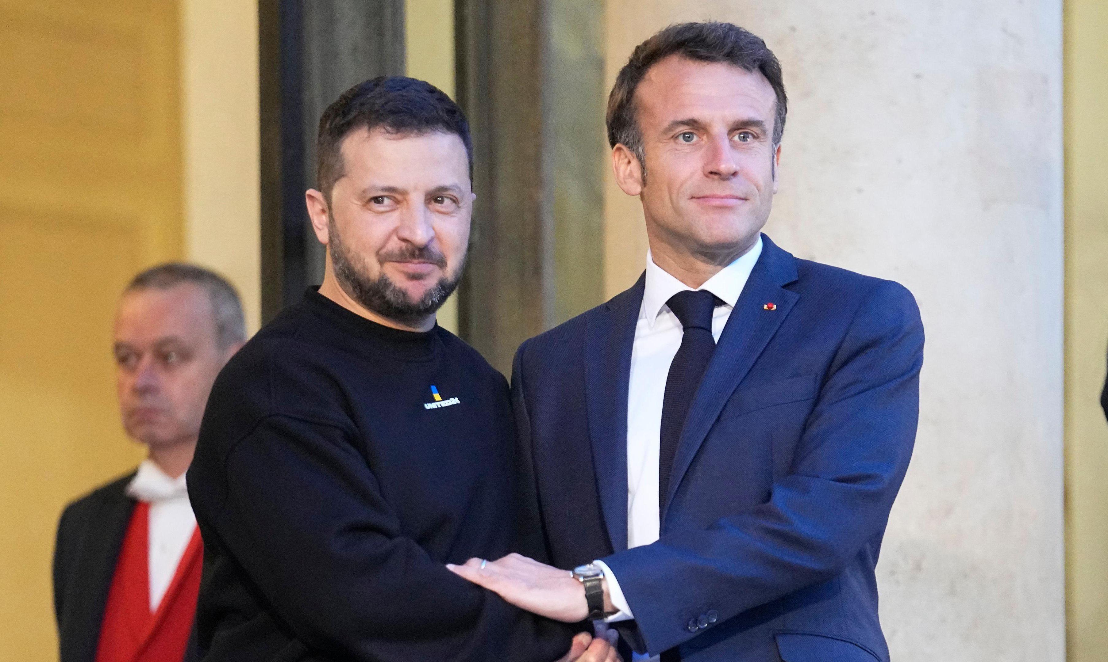 Macron, Zelensky to sign security deal