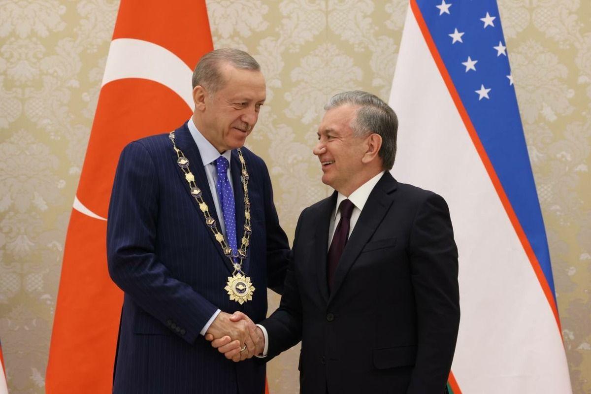 Президент Узбекистана Поздравил Эрдогана с Юбилеем