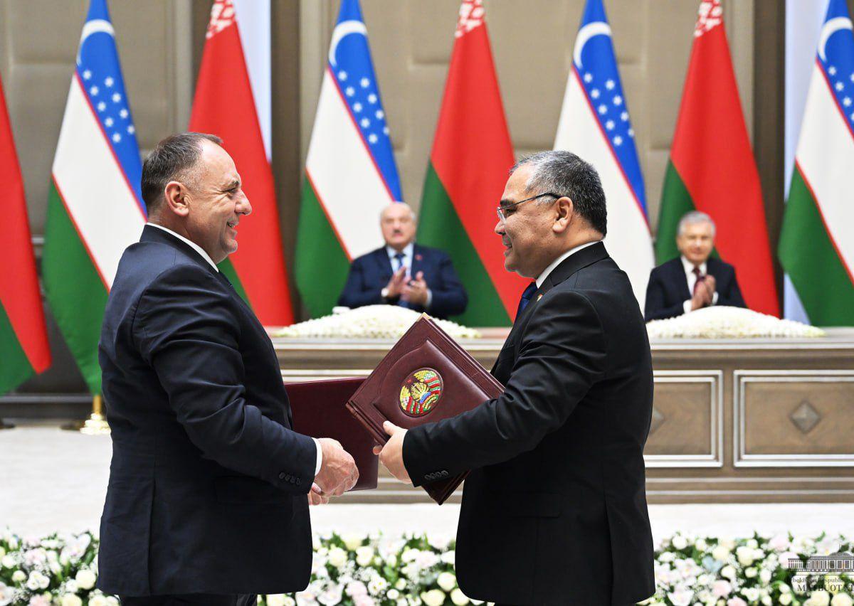 Узбекистан и Беларусь подписали ряд соглашений